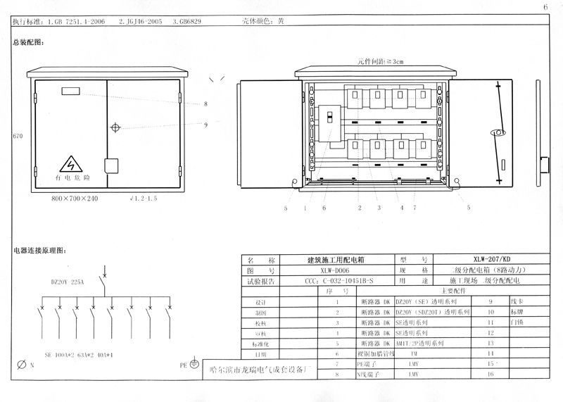 較完整的施工現場臨時用電配電箱(機柜)標準化配置圖集！